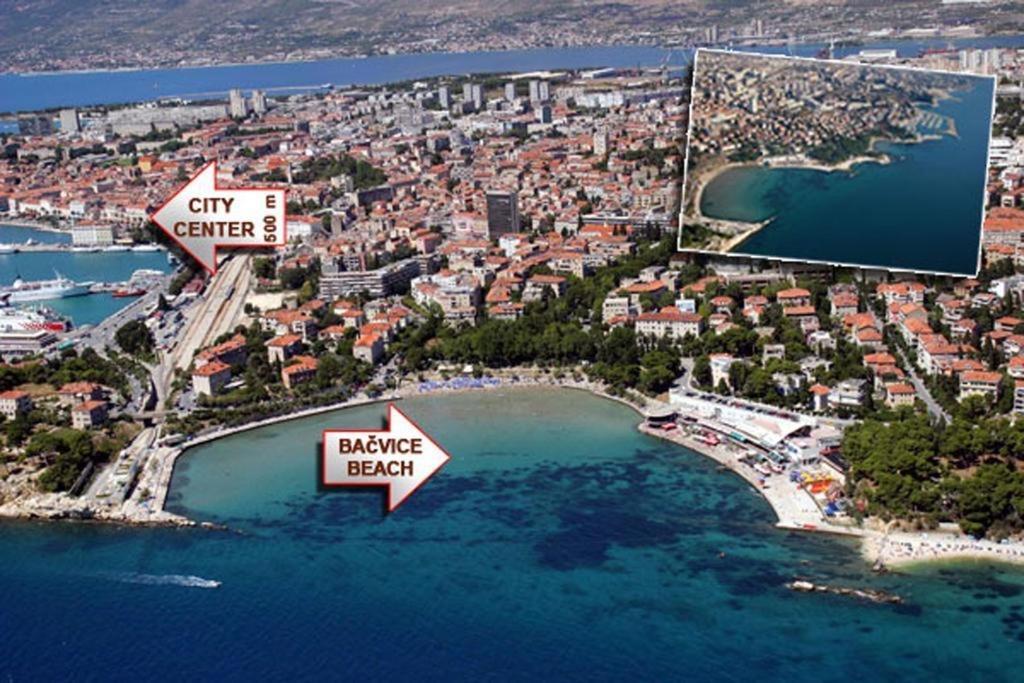 Apartman Bacvice Apartman Split Kültér fotó